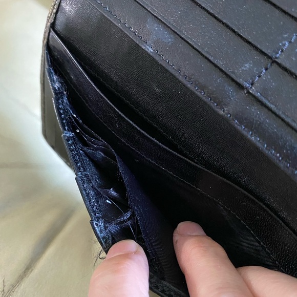 Vintage Brahmin Vivian Satchel & Wallet Set Melbourne Leather Tri-Color - Picture 13 of 15